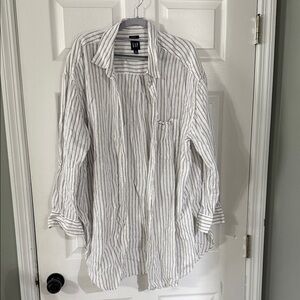 GAP Linen button down tunic
